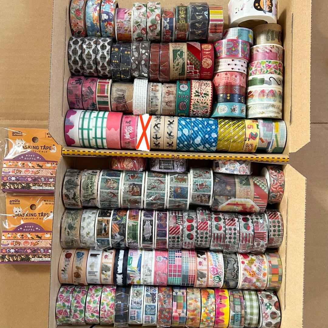 【121個】マスキングテープ まとめ売り（カモ井、mt、100均）