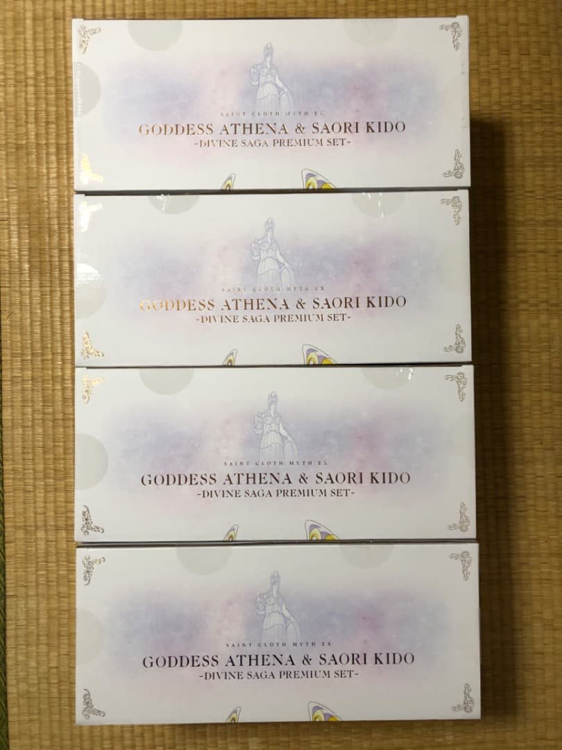 聖闘士聖衣神話EX 女神アテナ＆城戸沙織 ディバインサーガプレミアムセット 4個
