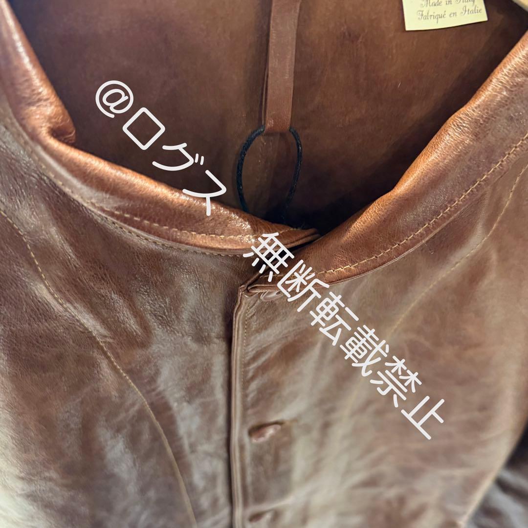 リーバイス メンロー コサック レザー ジャケット ブラウン XL