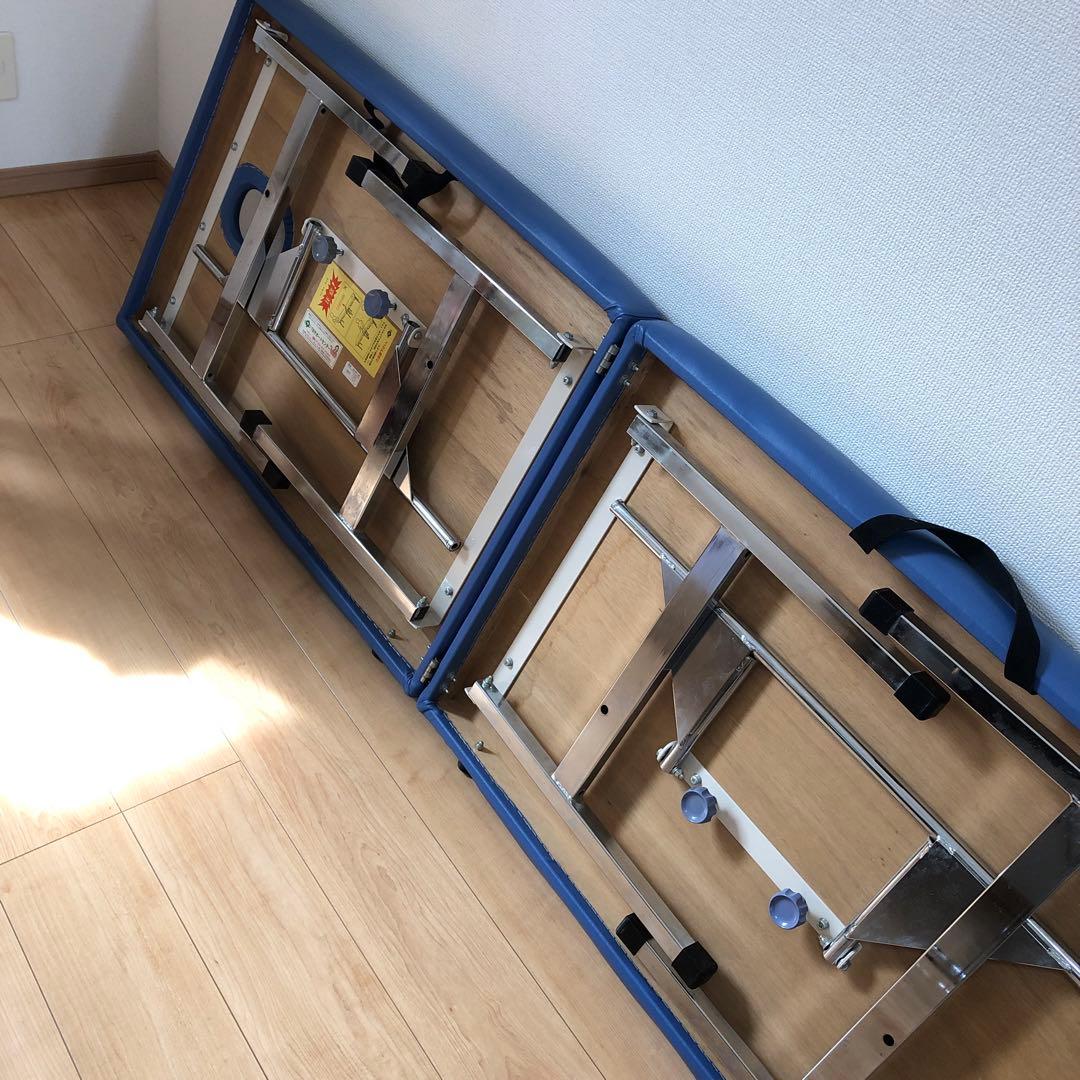 ふじおとさん専用 整体ベッド　青色 折りたたみ簡易ベッド 2004年製