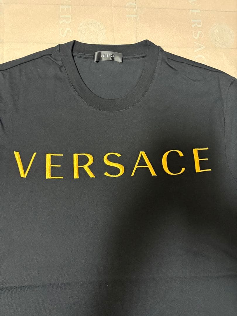 VERSACE ブラック TシャツS