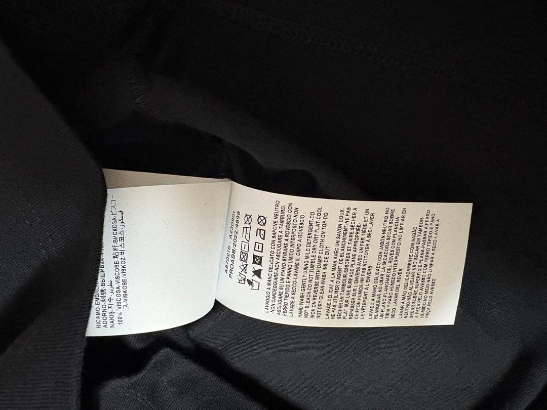 VERSACE ブラック TシャツS