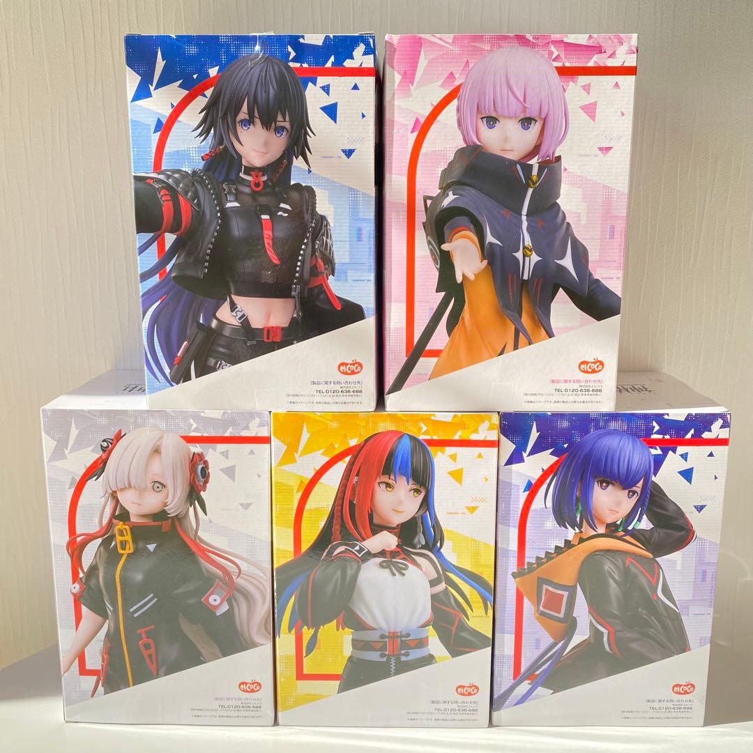 【ラウンドワン限定】 神椿市建設中 フィギュア5体 コンプリート 新品未開封