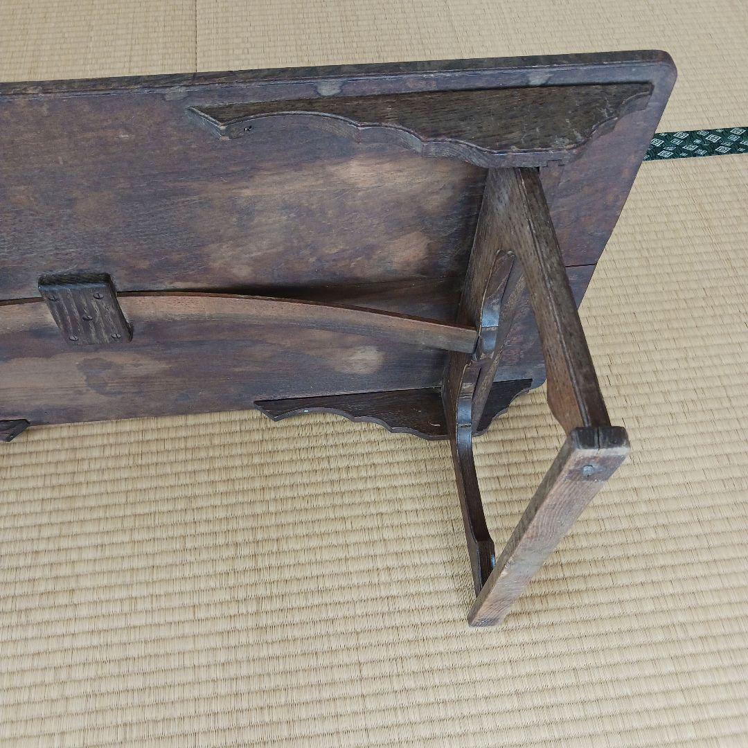 (希少) アンティーク文机　江戸~明治時代　寺子屋机(天神机) 古家具