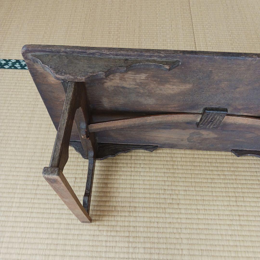 (希少) アンティーク文机　江戸~明治時代　寺子屋机(天神机) 古家具