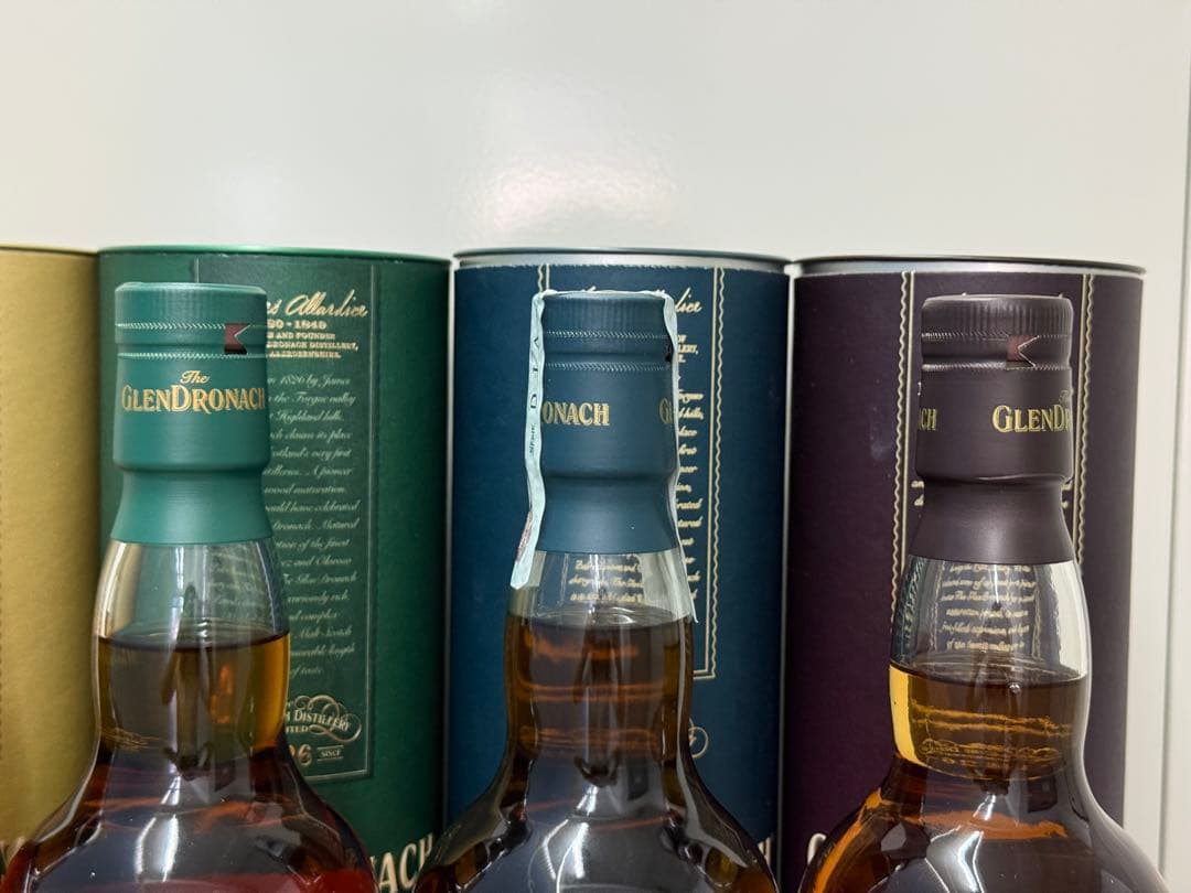 新品未開栓 希少品　グレンドロナック　4本セット　旧ボトル　21年　15年