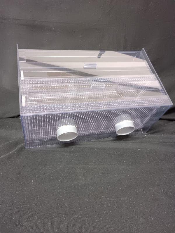 訳あり・水槽・濾過槽奥行４５０にセットできる側面2段引き出し式ウールボックス