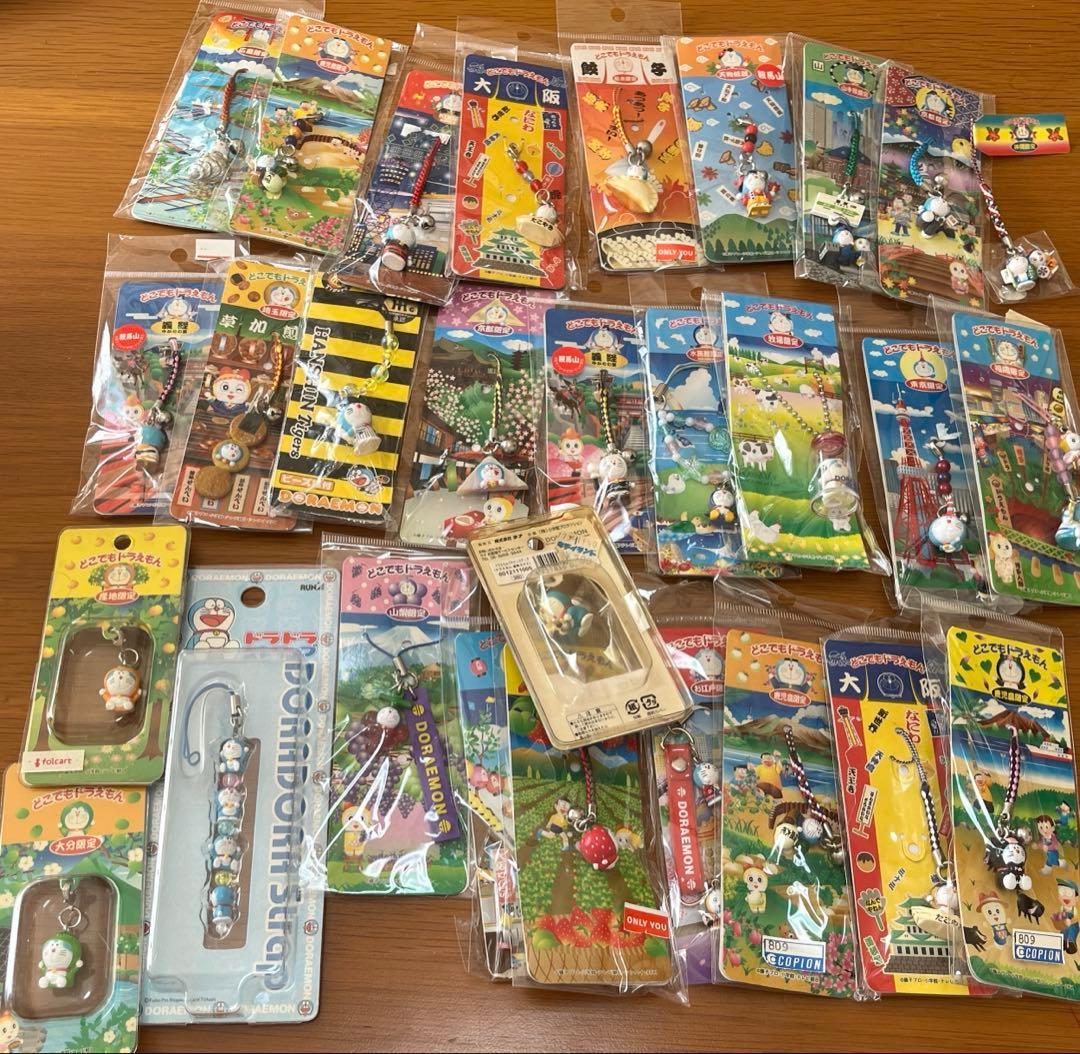 どこでもドラえもん ストラップ 29個セットまとめ売り 平成レトロ