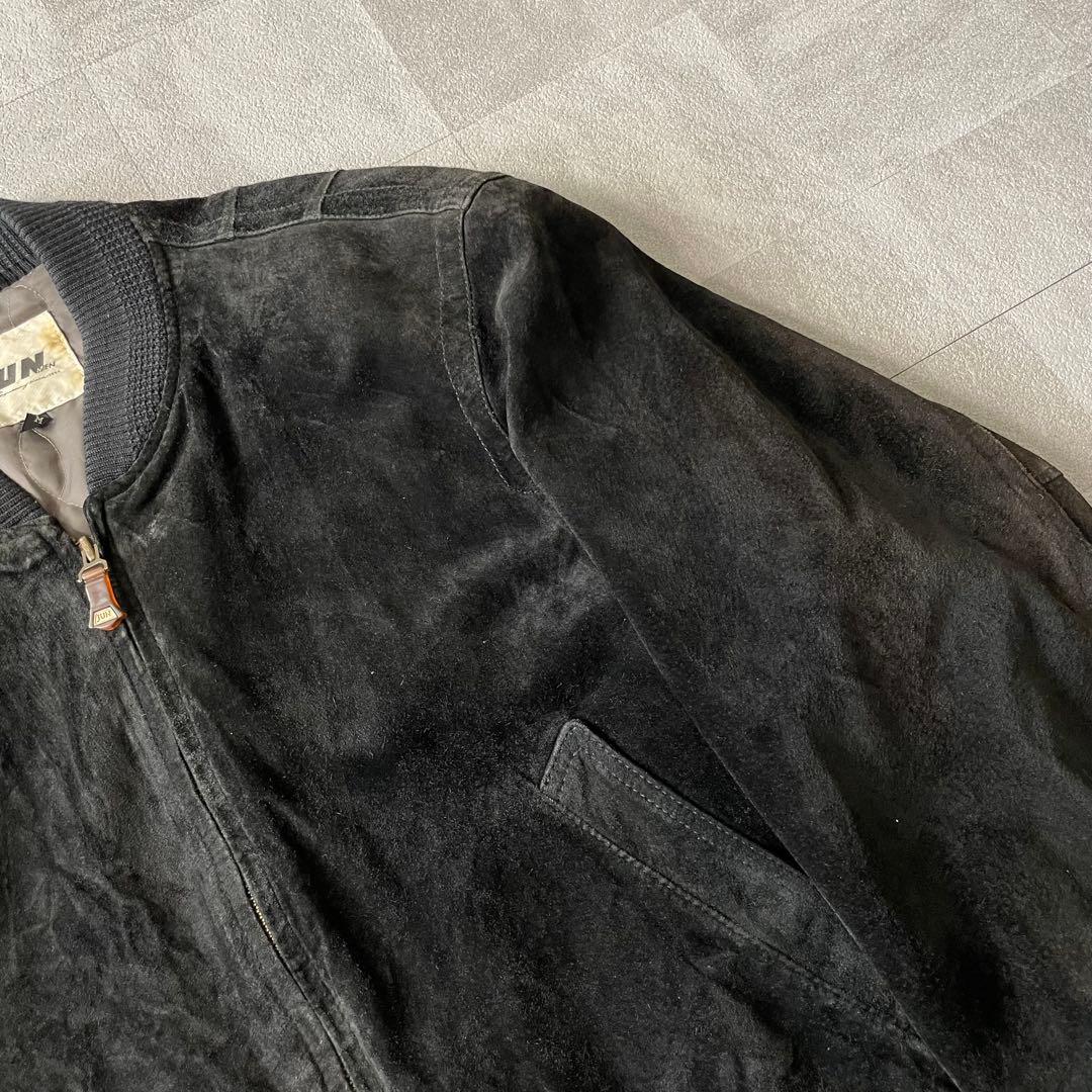 90’s Suede Leather Blouson Bomber Jacket