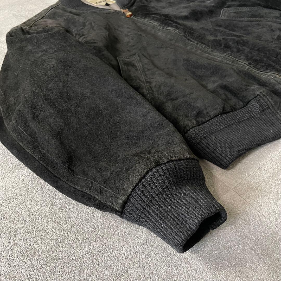 90’s Suede Leather Blouson Bomber Jacket