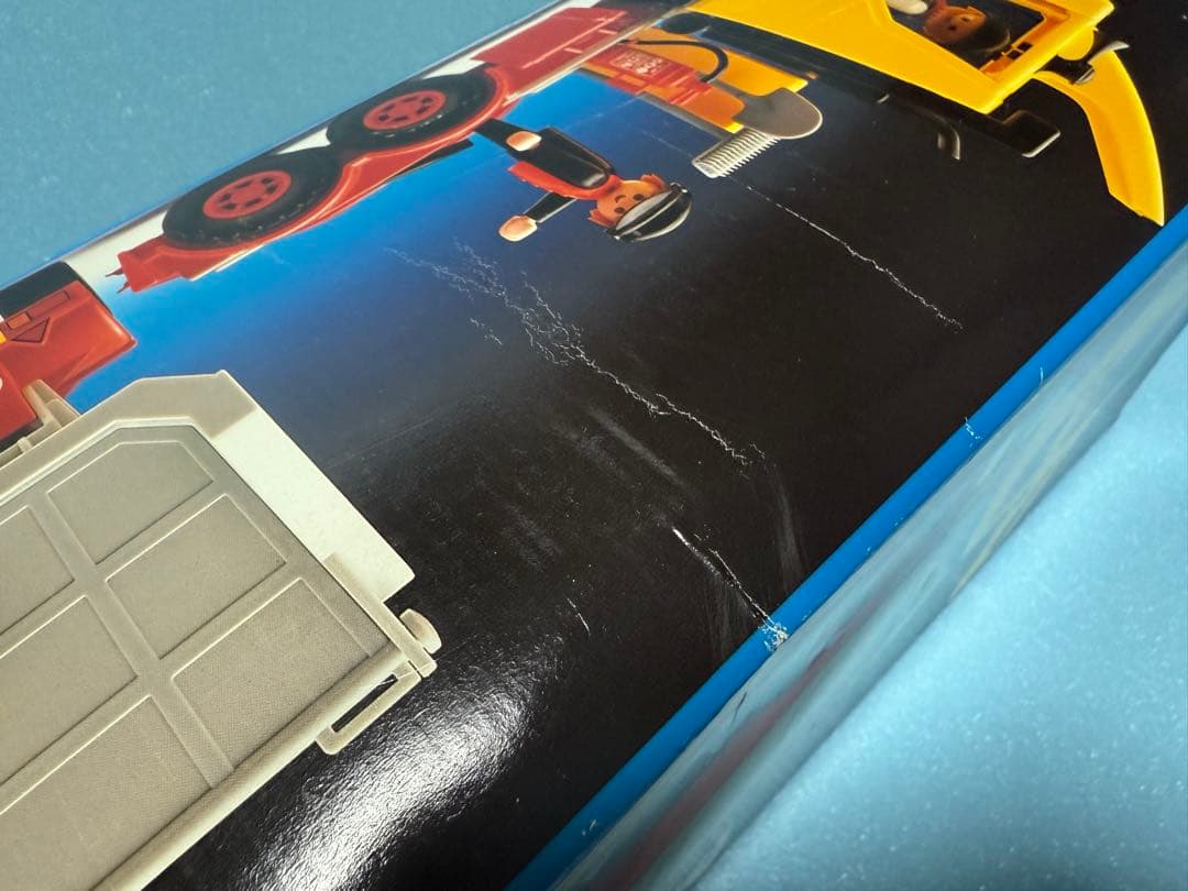 プレイモービル3141ダンプカー トレーラー 運搬車 工事車両playmobil