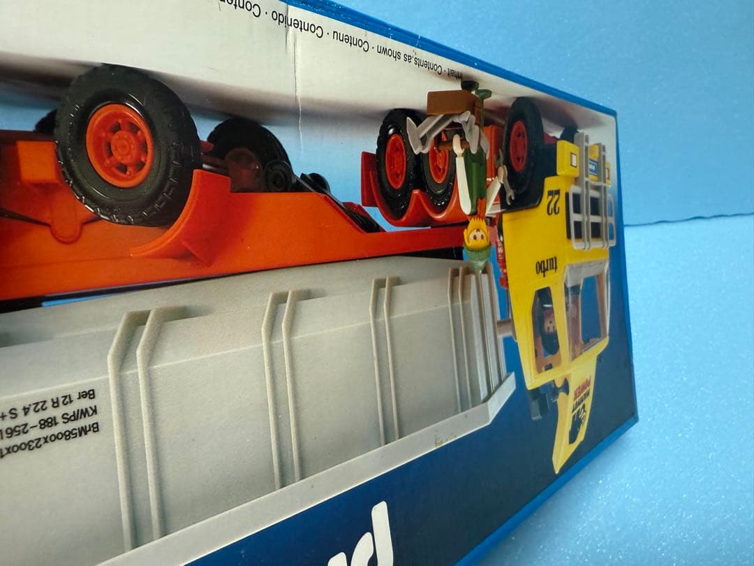 プレイモービル3141ダンプカー トレーラー 運搬車 工事車両playmobil
