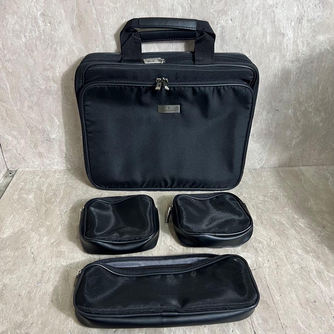 極美品 付属品多数 Samsonite PCバック ポーチ付 キャリーバッグ