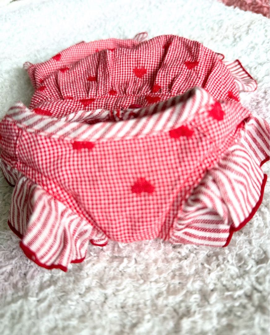 アトリエgg 赤ハートワンピース　18号