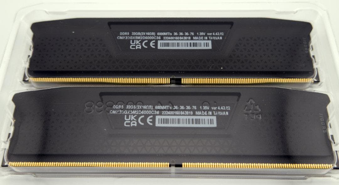 【価格高騰中】入手困難 Corsair DDR5-6000 32GB 動作確認済