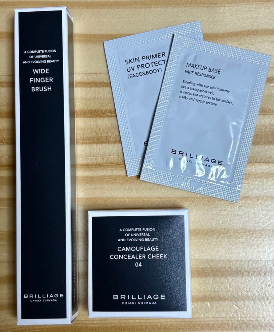 ブリリアージュ カムフラージュコンシーラーチーク#04 ブラシ付きセット