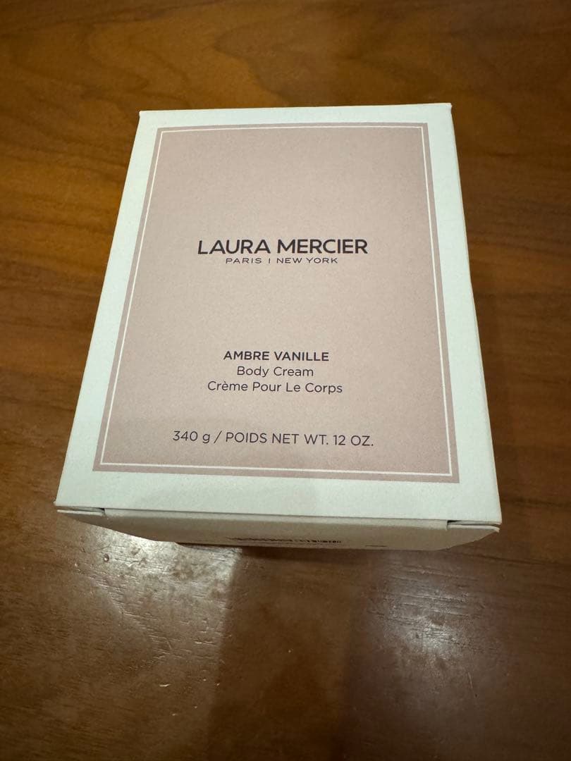 【新品未開封】ローラメルシエホイップドボディクリーム アンバーバニラ340g