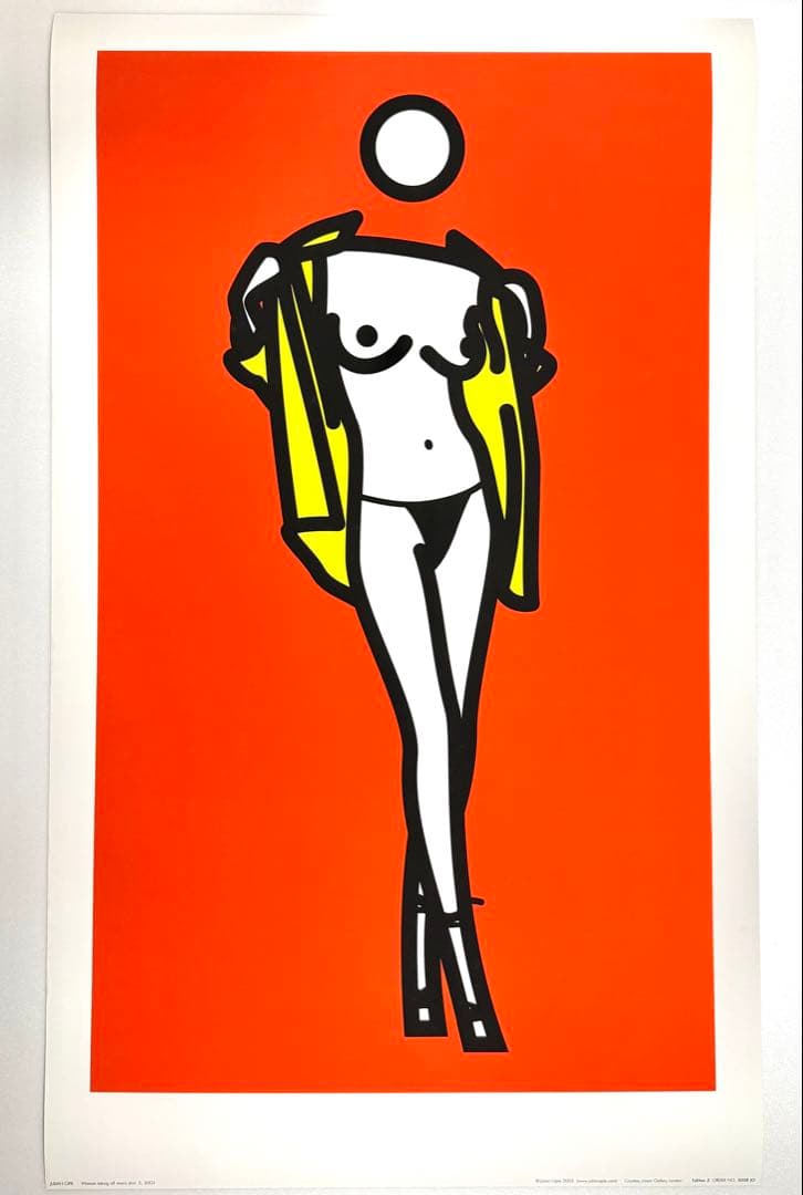 ジュリアンオピー◇Woman taking off man’s shirt