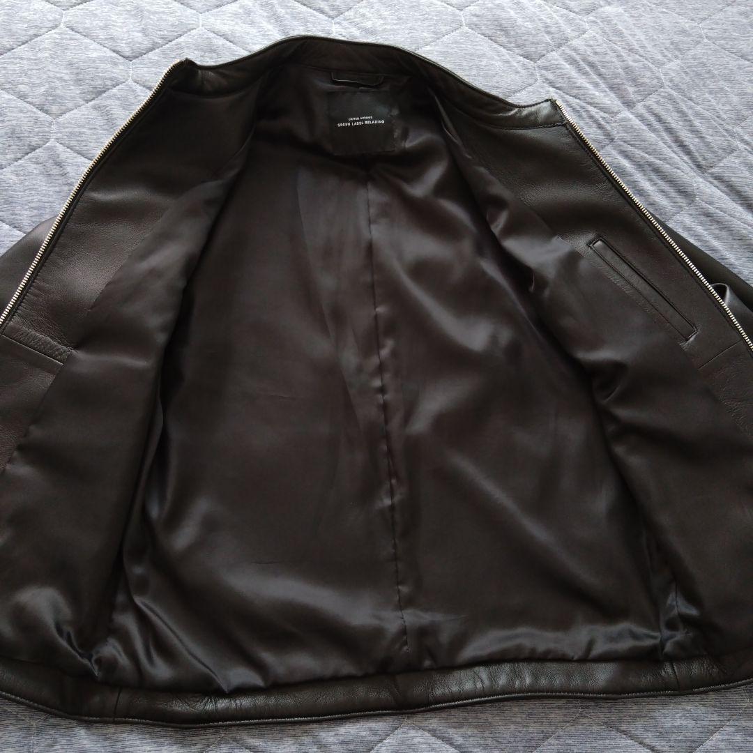 GREEN LABEL RELAXING レザージャケット　極美品
