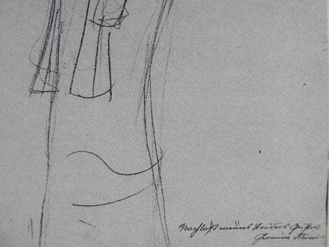 Gustav Klimt 、MARIE HENNEBERG STEHEND