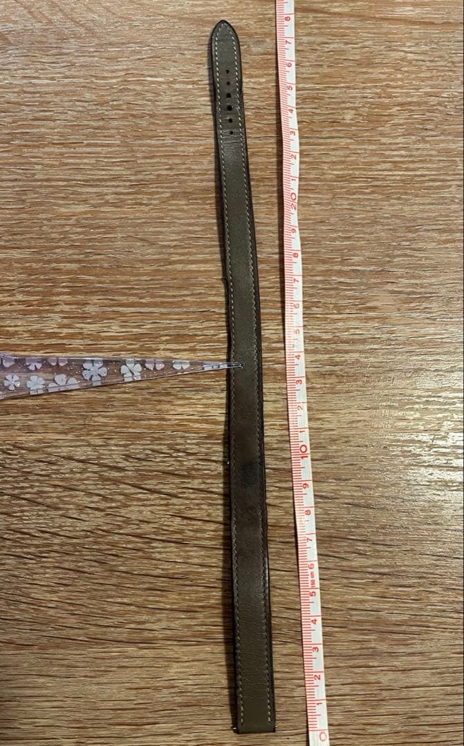 エルメス HERMES ケープコッド ベルト ドゥブルトゥール　ベルトのみ