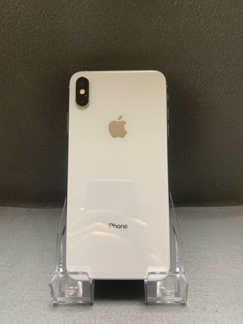 中古美品 国内版 SIMフリー iPhoneXS Max 256GB シルバー色
