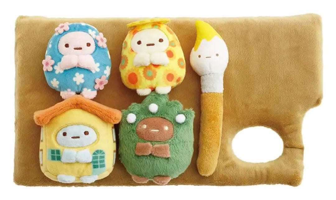 ゴッホ展すみっこぐらし　てのりぬいぐるみセット　サンエックスコラボ