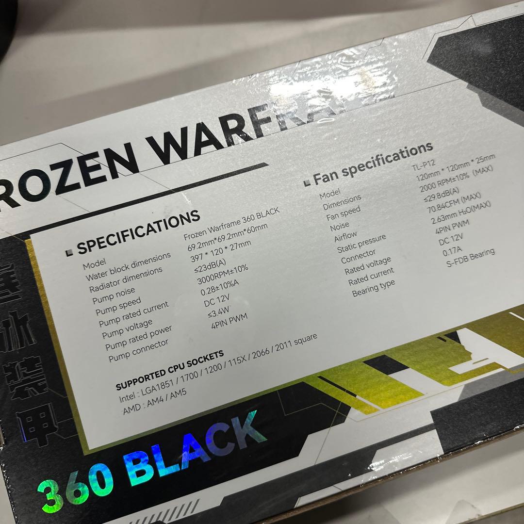 Thermalright FW 360ブラックCPU AIOクーラー