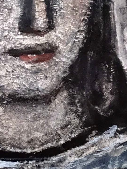 安藤義茂 の希少な刀画 ／　ルオーのような深い精神性　／マティス