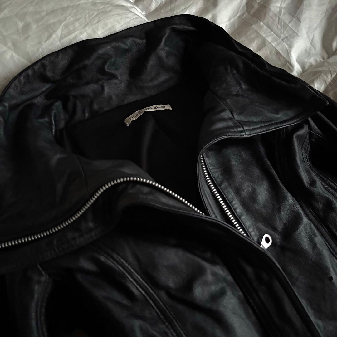 Ekam hommage ハイネック レザー ジャケット 00s y2k V系