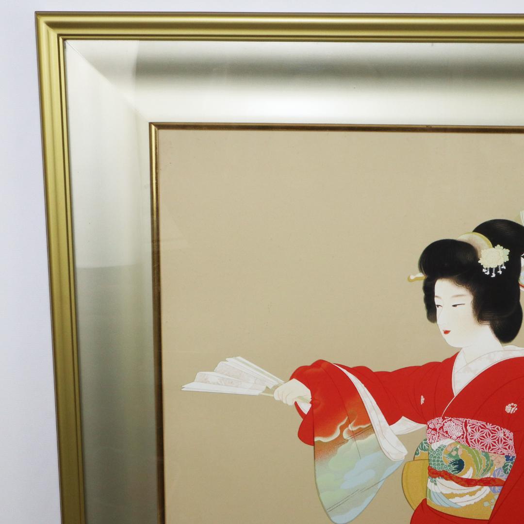 上村松園 「序の舞」 限定 版画 シルクスクリーン 日芸版画院 719×438