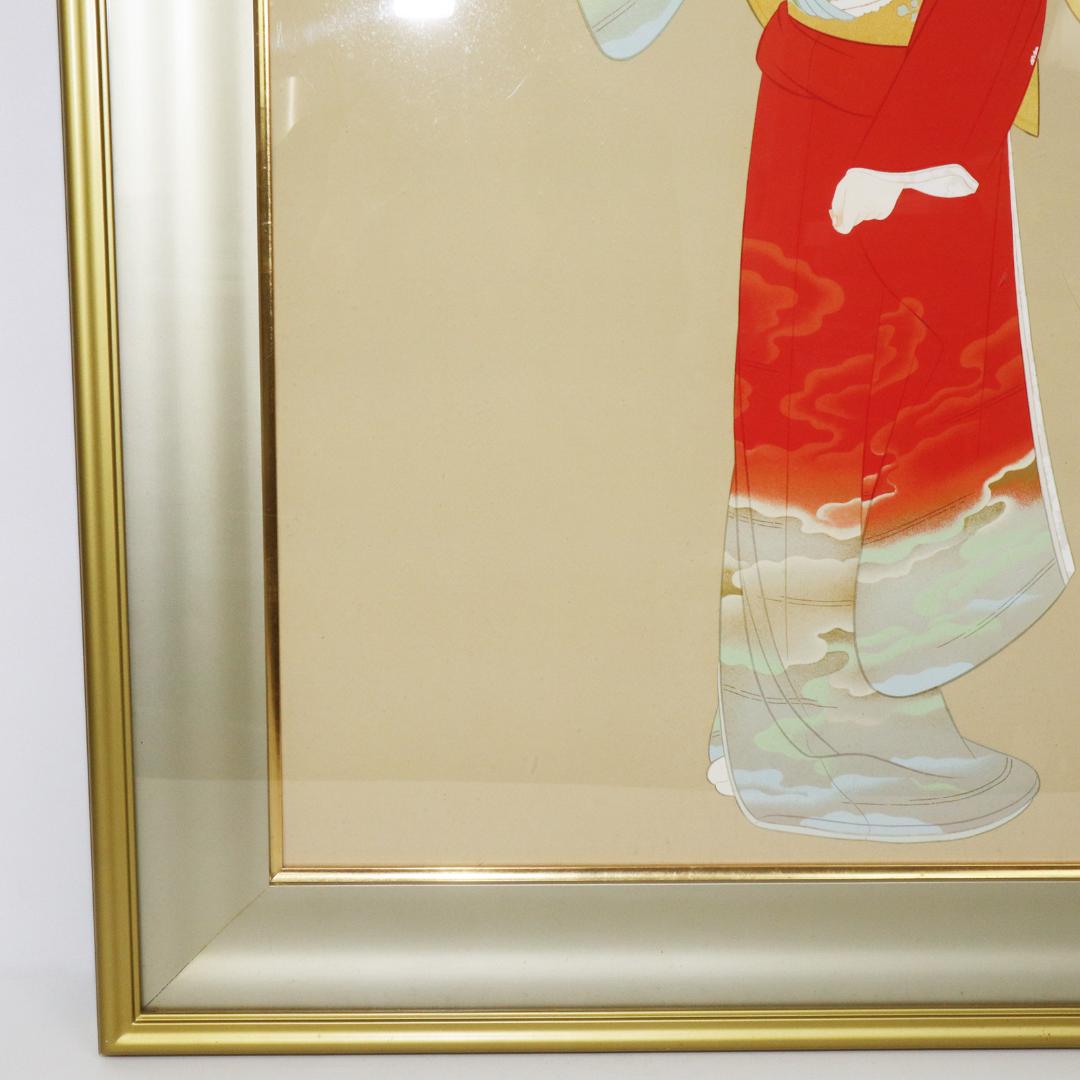 上村松園 「序の舞」 限定 版画 シルクスクリーン 日芸版画院 719×438