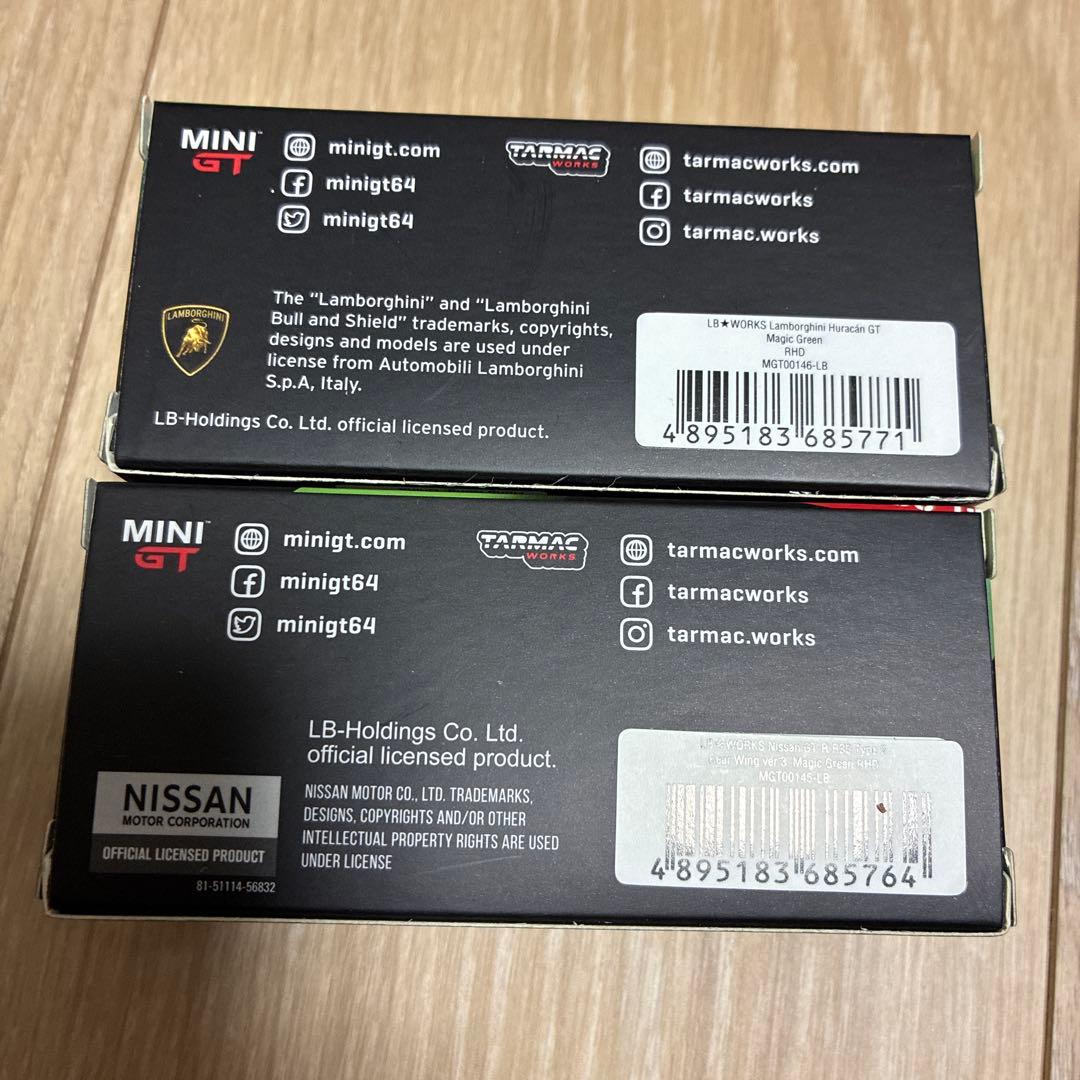 MINIGT 日産GT-R ランボルギーニ ウラカン