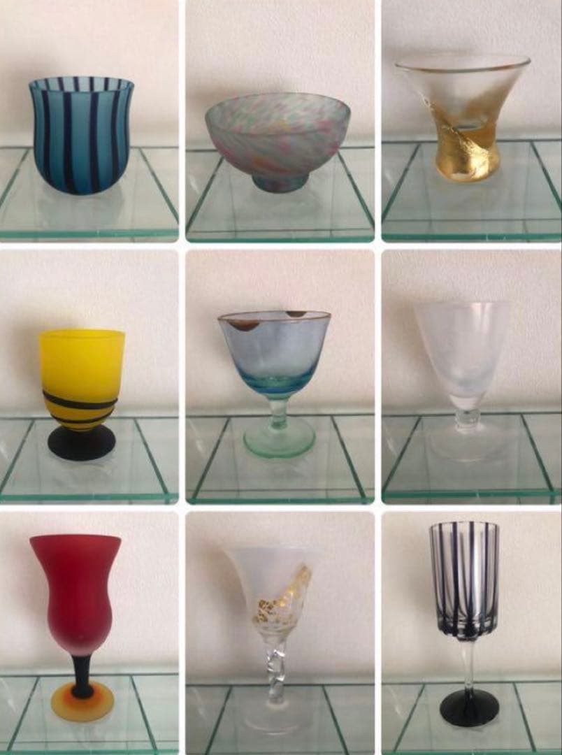 【新品未使用】HARIO 酒盃コレクション９点セット　コレクションケース付き