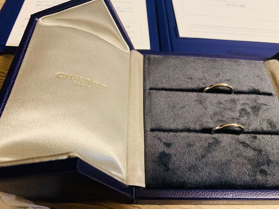 商品掲載残り5日【新品同様・刻印なし】ショーメ CHAUMET 結婚指輪プラチナ
