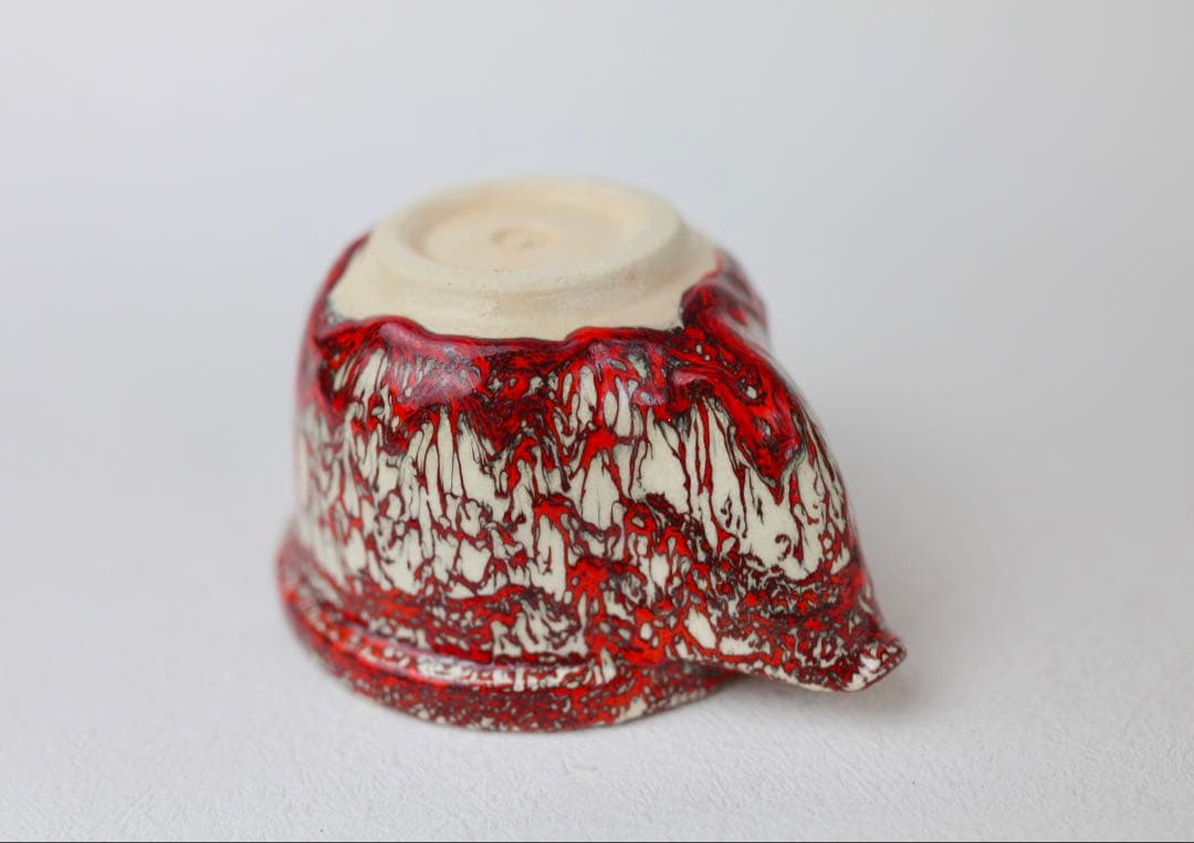 箕面焼　松田箕山　福槌摘み　宝瓶　急須　煎茶器