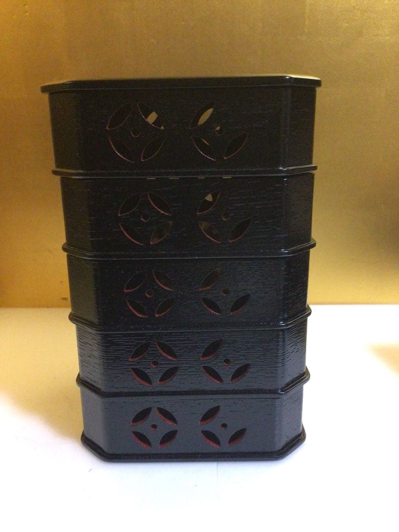 茶道具 七宝透かし 縁高 紙箱付き