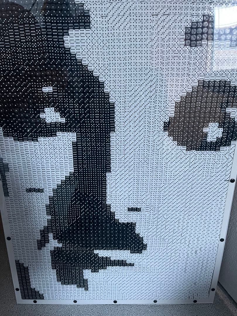 【モダン】チャーリー・チャップリン（サイコロ モザイクアート）