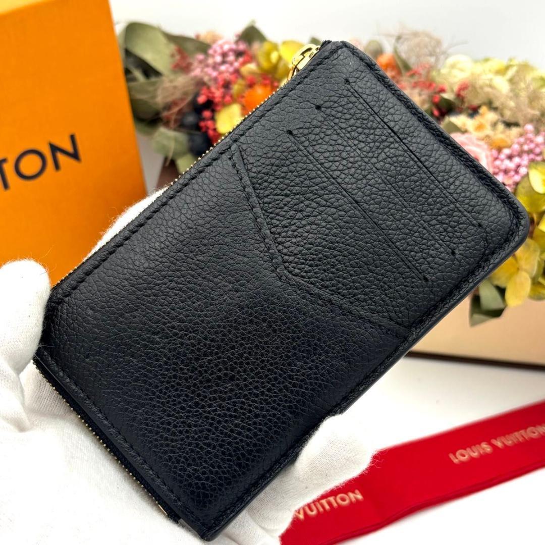 ルイヴィトン カードケース モノグラム アンプラント ブラック 小銭入れ 黒