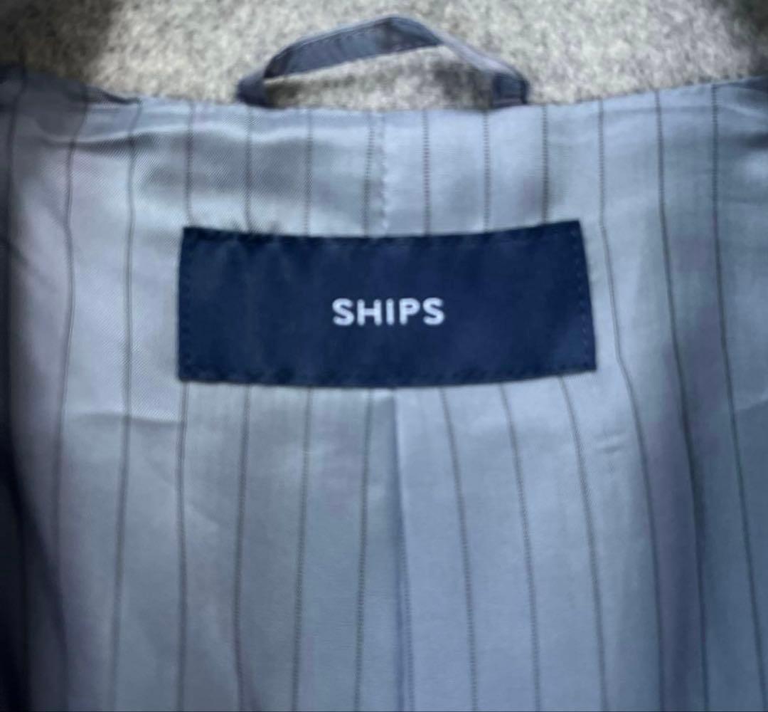 SHIPS グレー チェスターコート　38 新品同等