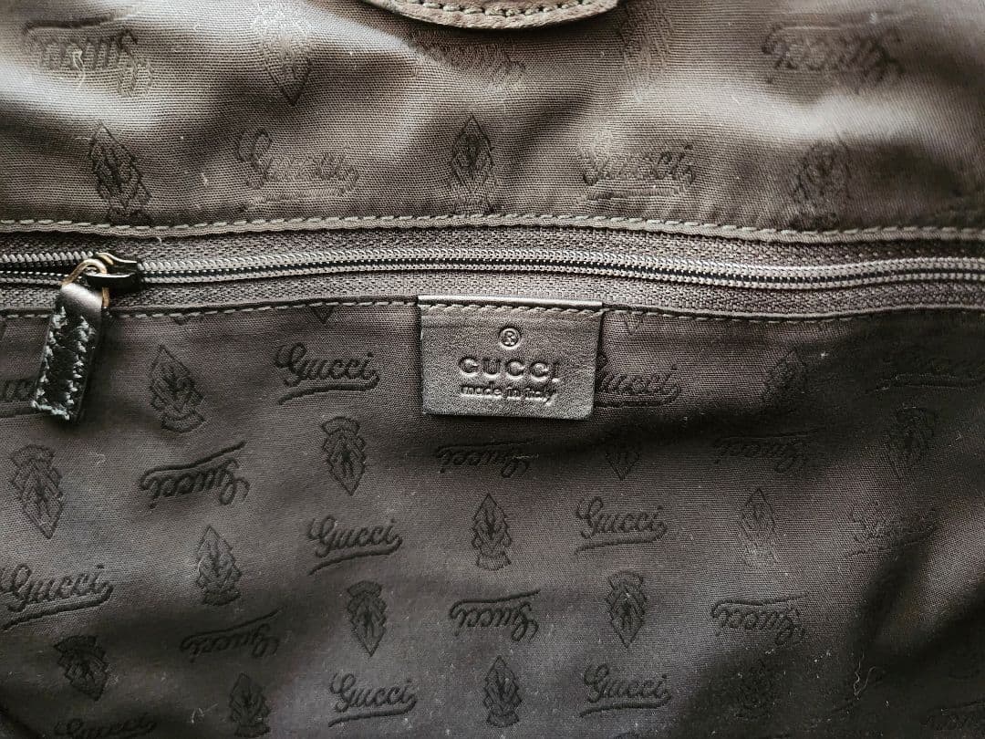 【未使用品】GUCCI グッチ シマ ハンドバッグ レザー CG柄 ブラック