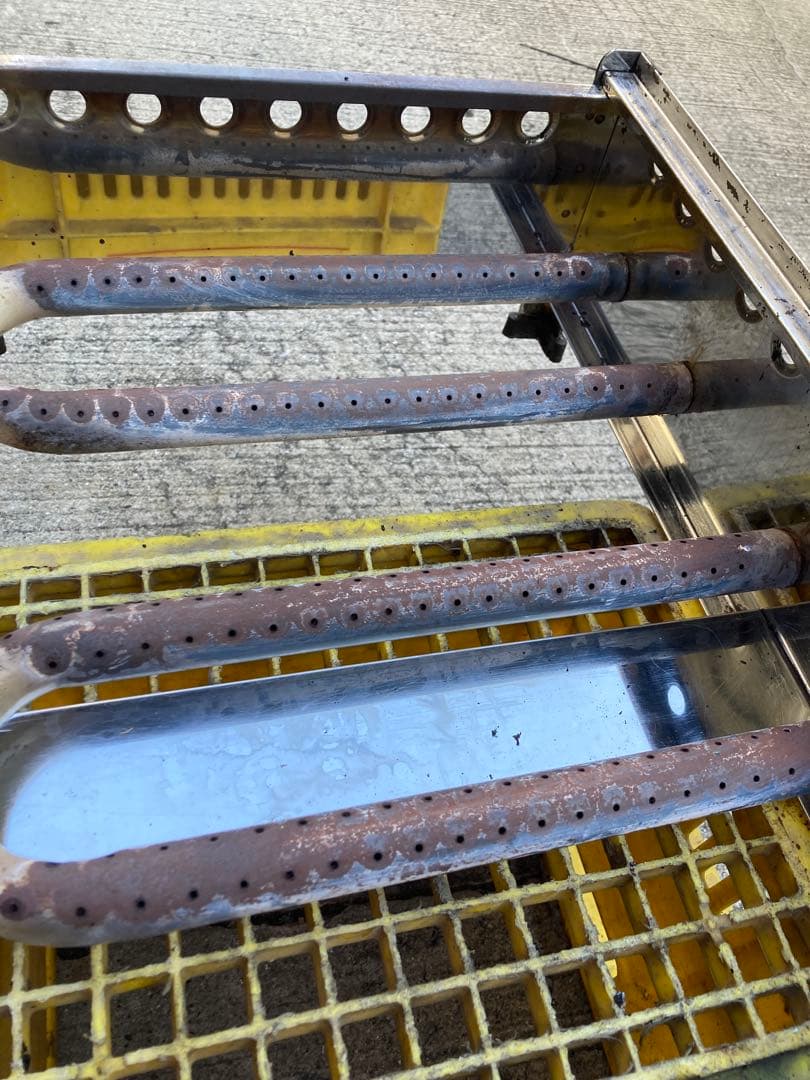 たこ焼き屋 天然ガス式 28個X3連84個と18個X3連54個のプレート付き