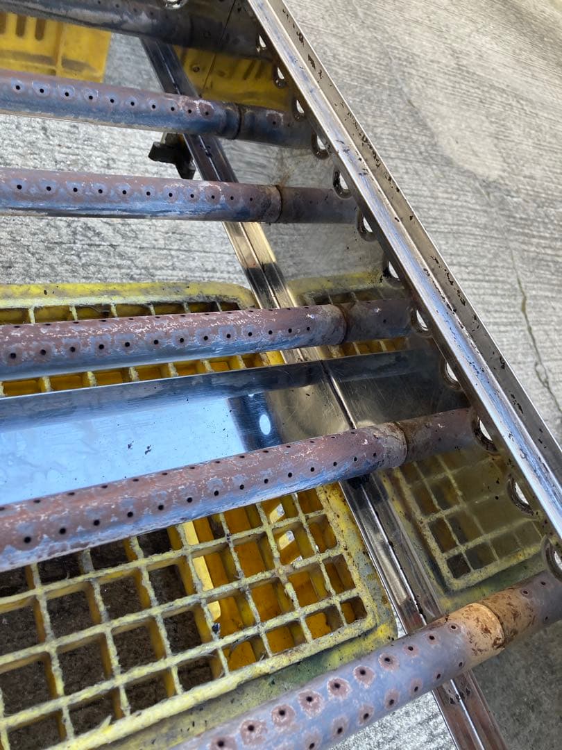 たこ焼き屋 天然ガス式 28個X3連84個と18個X3連54個のプレート付き