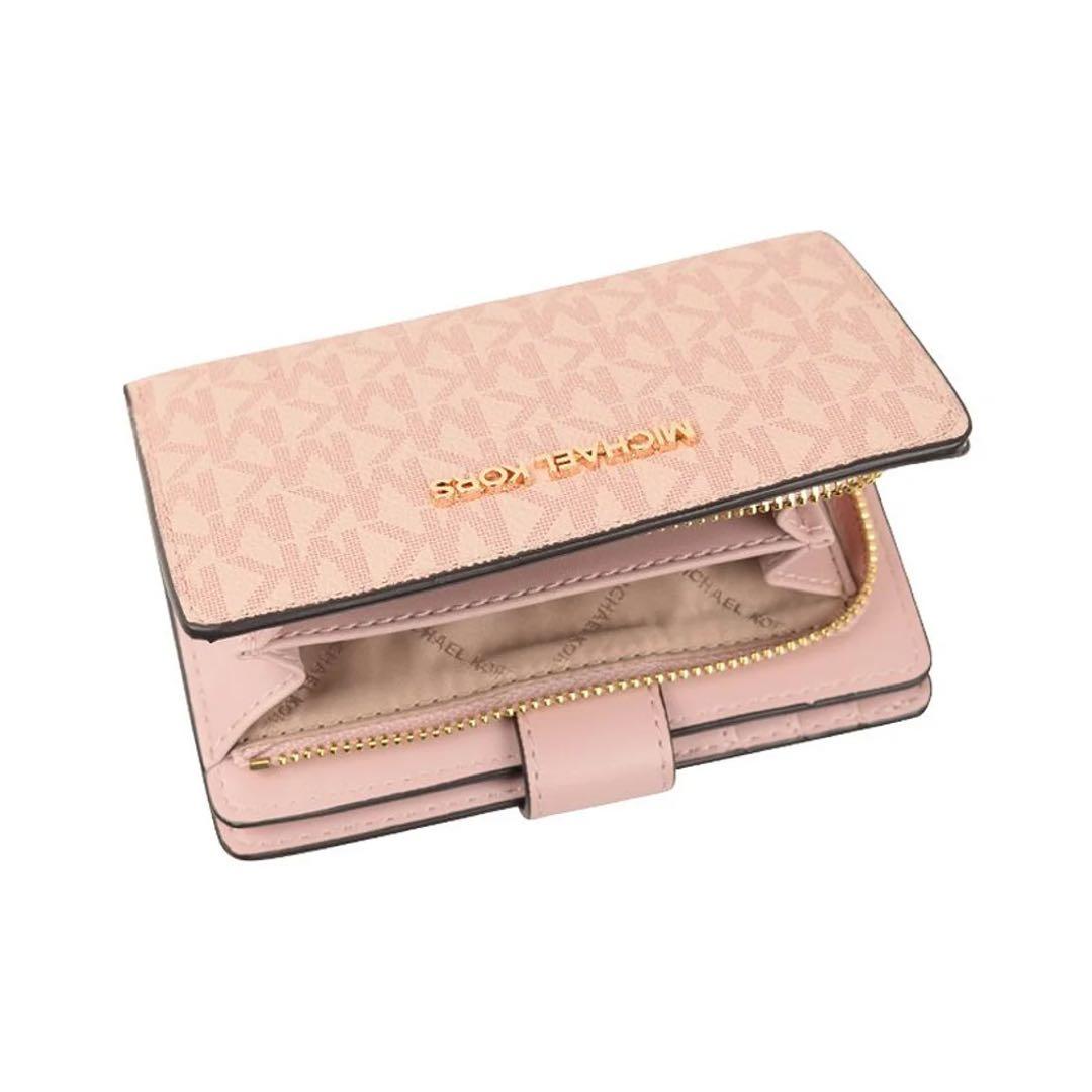 MICHAEL KORS ピンク 二つ折り財布 新品未使用