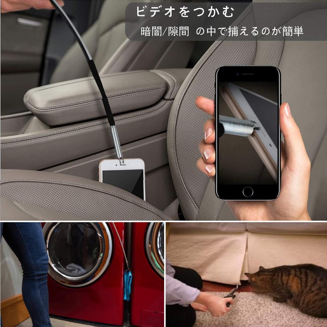 高解像度ワイヤレススネークカメラ、USB内視鏡、24インチピックアップツール