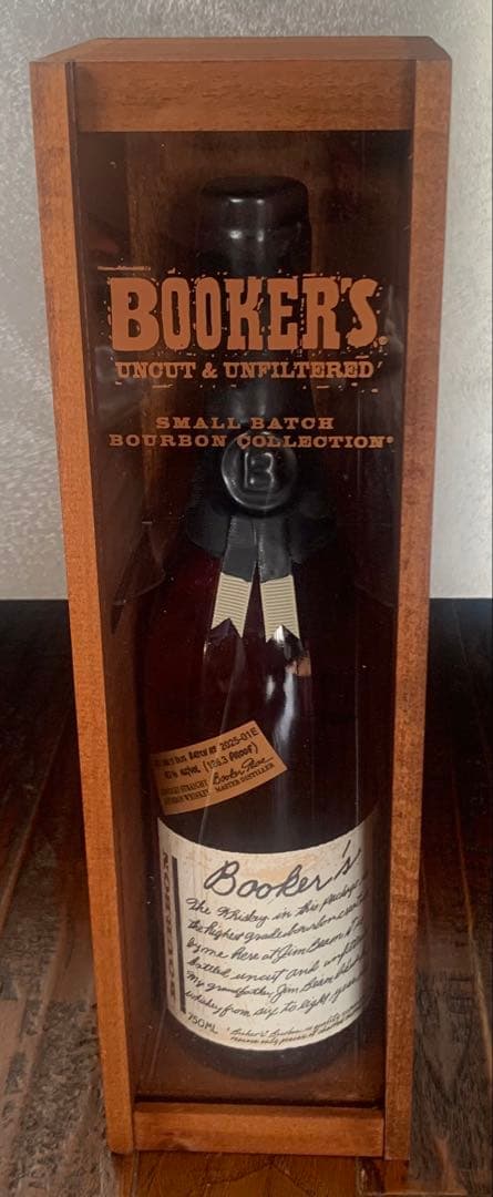 Booker's ウイスキー 750ml ブッカーズ 2025-01E 木箱付き