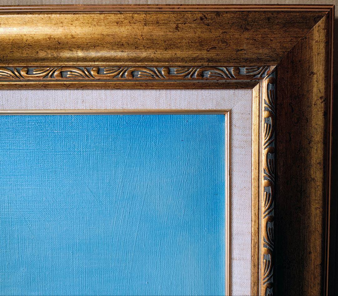 【送料込】F30号 大型 油彩額縁＆油彩画‹キャンバス›セット