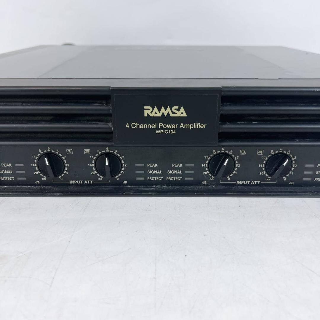 RAMSA ラムサ WP-C104 パワーアンプ パナソニック 4チャンネル