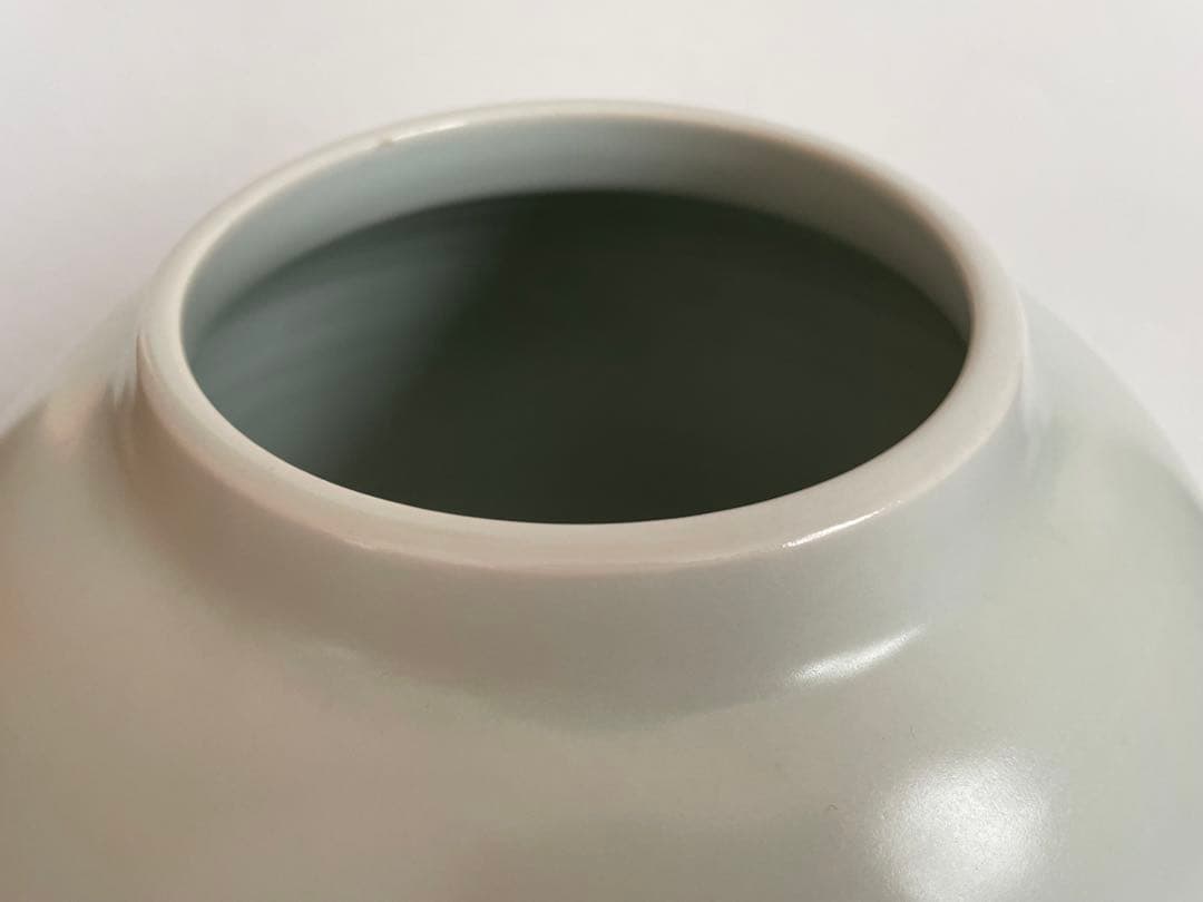 陶芸家　竹中浩　白磁　壺　壷　白磁花入　花器　花瓶　共箱　李朝