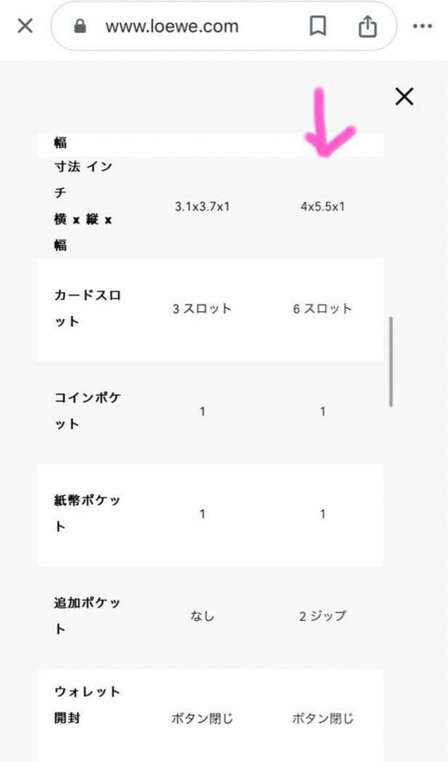 新品未使用！LOEWE ヴァーティカルウォレット　財布